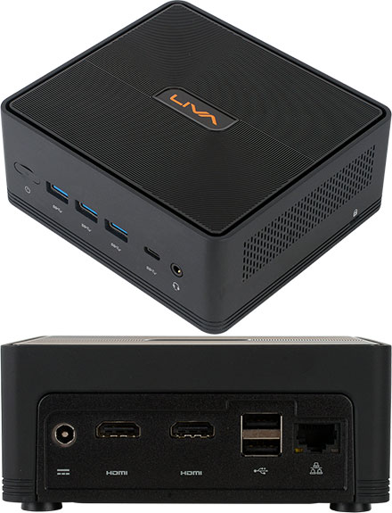 ECS LIVA Z2 MiniPC (Intel Pentium N5030, 4GB RAM, 64GB eMMC, 2.5" HDD/SSD support, Windows 10 Pro) [<b>LFTERLOS</b>]